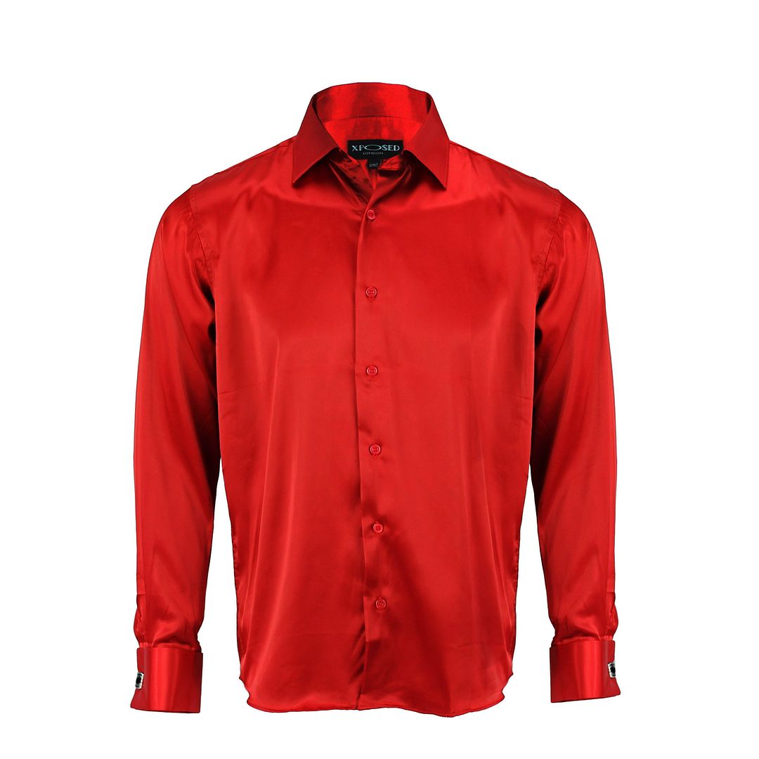 mens satin shirts uk